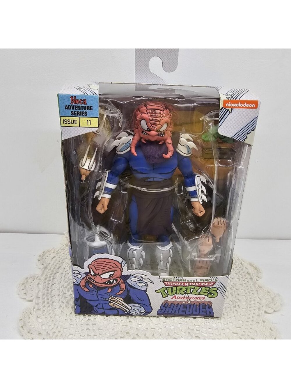 NECA TMNT Krang Shredder 7" Figure Teenage Mutant Ninja Turtles New In Box